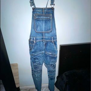 Used Denim overalls for men size Medium used twice